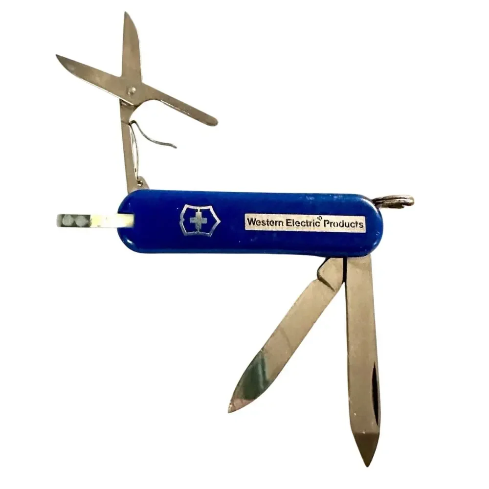 Victorinox Swiss Army CLASSIC Knife Multi Tool-Engraved AT&T & Western Electric